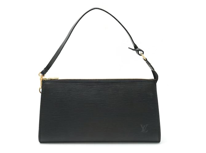 Louis Vuitton Pochette Accessoire Preto Couro  ref.1356696