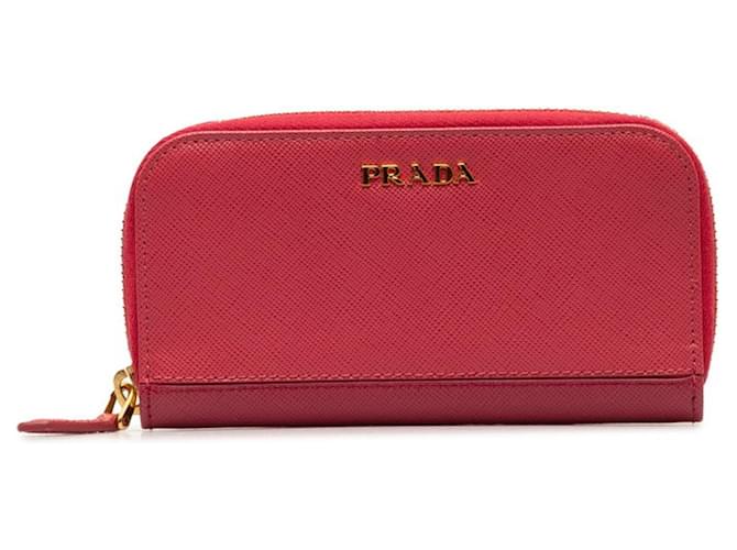 Prada Saffiano Cuir Rose  ref.1356762