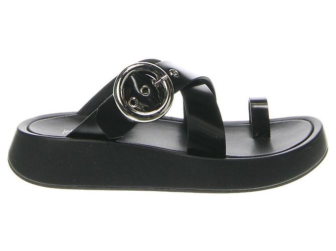 Jeffrey Campbell Mules Black Leather Size 40