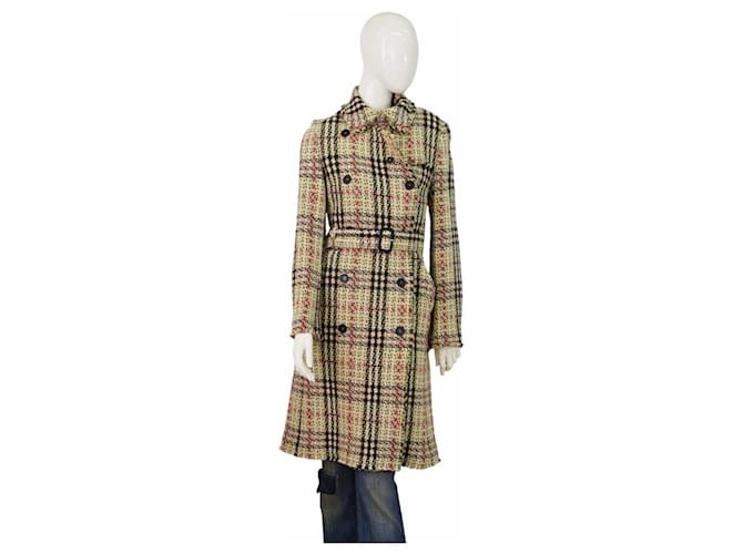 Burberry Coats, Outerwear Multiple colors Wool  ref.1356995