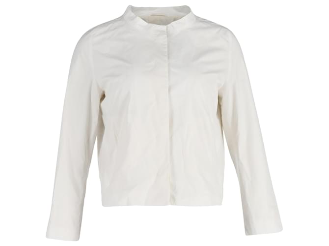 Jil Sander Short Jacket in White Silk  ref.1356999
