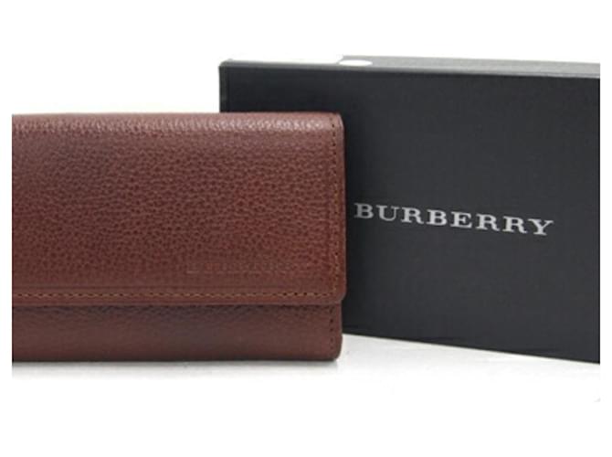 Burberry Marrom Couro  ref.1357056