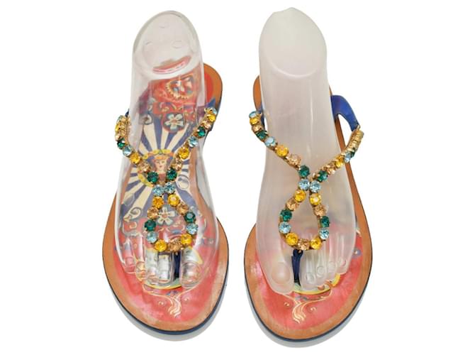 Dolce & Gabbana Zapatos sin tacón Multicolor Sintético  ref.1357059