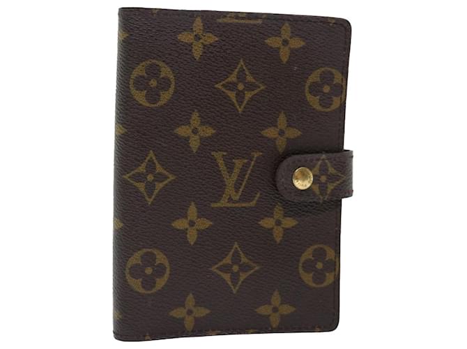 LOUIS VUITTON Monogram Agenda PM Day Planner Cover R20005 Auth LV 72085 Toile Monogramme  ref.1357089