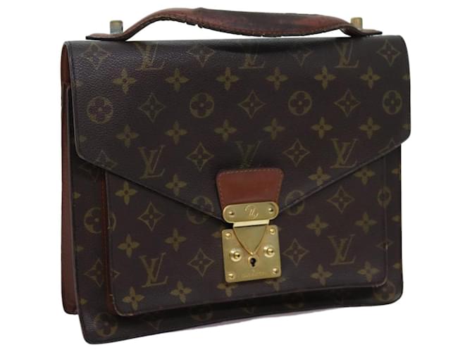 Louis Vuitton Monogram Monceau 28 Hand Bag 2way M51185 LV Auth 72652 Cloth  ref.1357151
