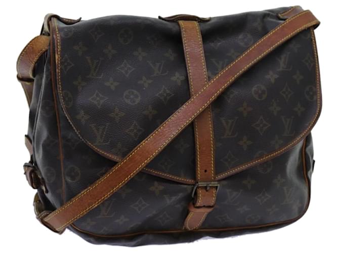 Louis Vuitton Monogram Saumur 35 Shoulder Bag M42254 LV Auth 71718 Cloth  ref.1357153