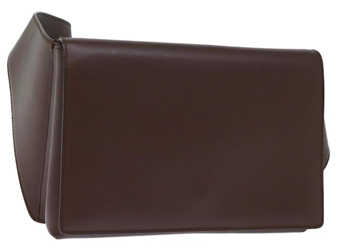 Salvatore Ferragamo Waist bag Leather Brown Auth ki4340  ref.1357218