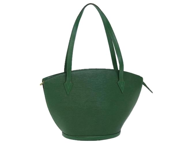 LOUIS VUITTON Epi Saint Jacques Shopping Shoulder Bag Green M52264 auth 72356 Leather  ref.1357225