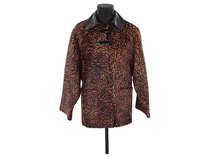 Isabel Marant Leather coat Brown  ref.1357232