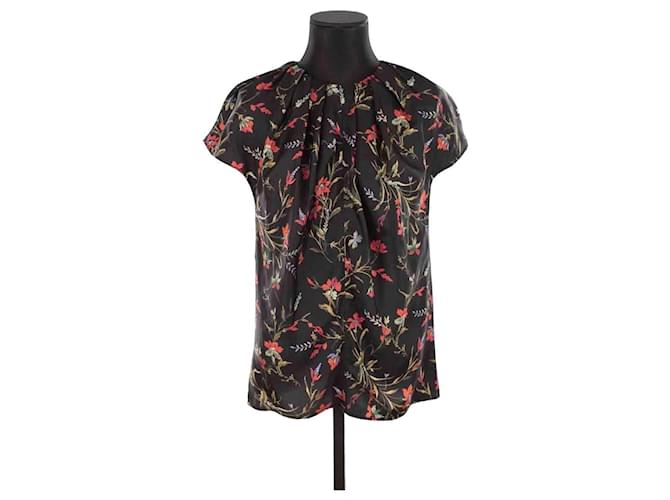 Balenciaga Silk wrap blouse Black  ref.1357264