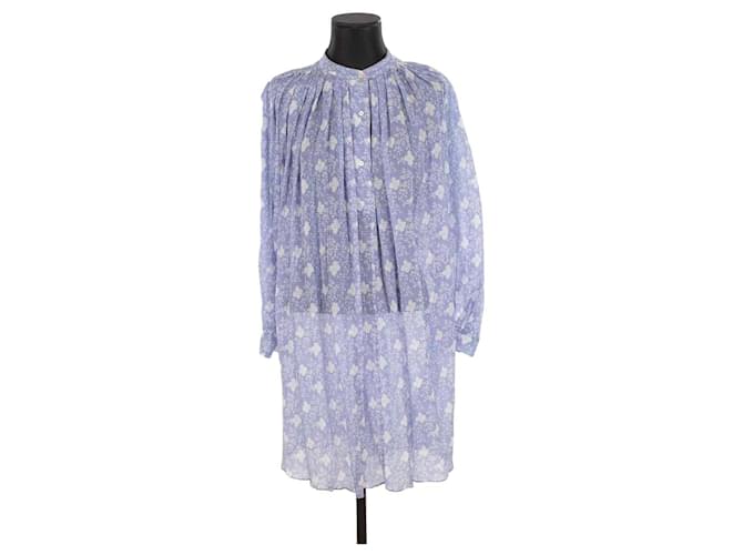 Isabel Marant Cotton dress Blue  ref.1357266
