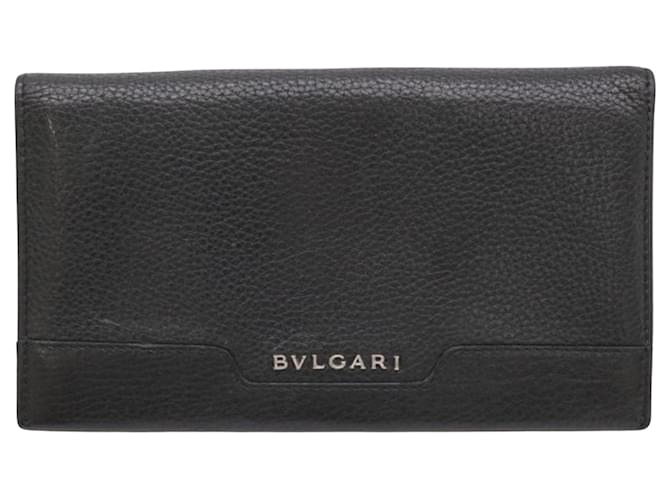 Bulgari Urbano Preto Couro  ref.1357338