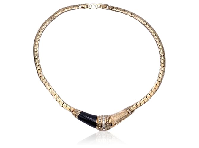 Collar Christian Dior Dorado Metal  ref.1357568