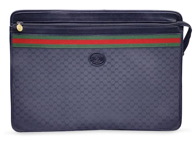 Borsa Gucci Pochette Vintage Nero Tela  ref.1357571