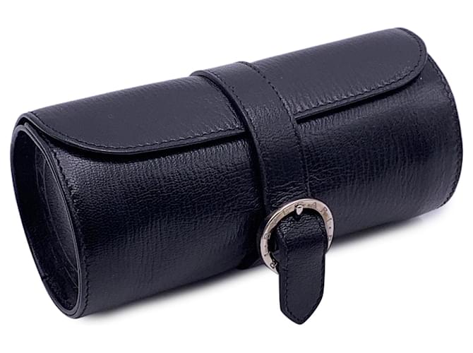 Bulgari Accesorio Bvlgari Negro Cuero  ref.1357573