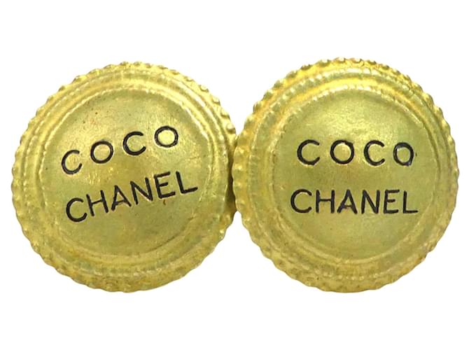 Chanel COCO Mark Dourado Metal  ref.1357756