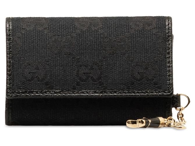 Gucci Etui à clés Black Cloth  ref.1357884