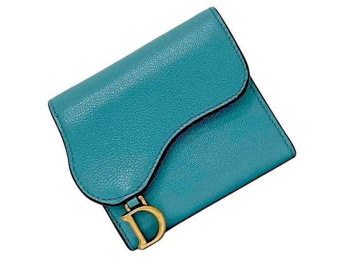 DIOR Blue Leather  ref.1358131