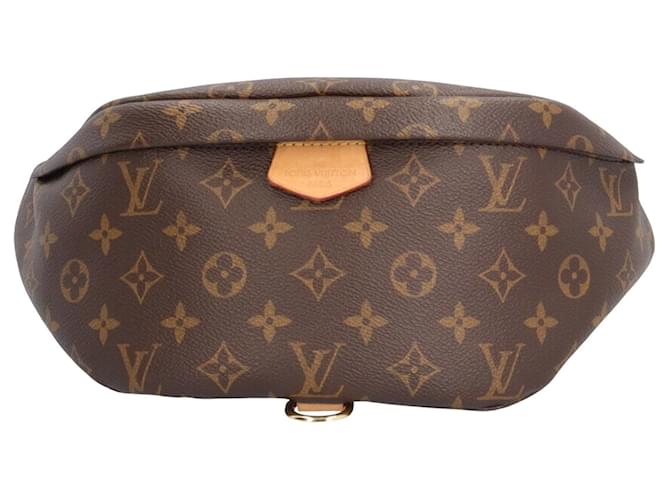 Riñonera Louis Vuitton Castaño Lienzo  ref.1358218