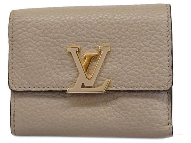 Louis Vuitton Capucines Beige Leather  ref.1358225
