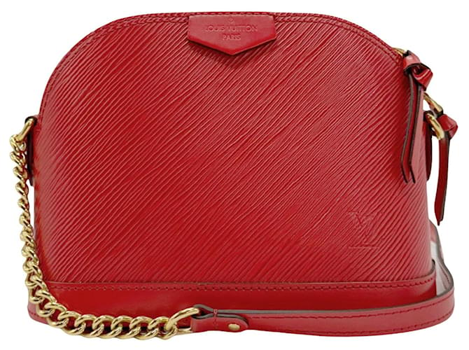 Louis Vuitton Alma Red Leather  ref.1358463
