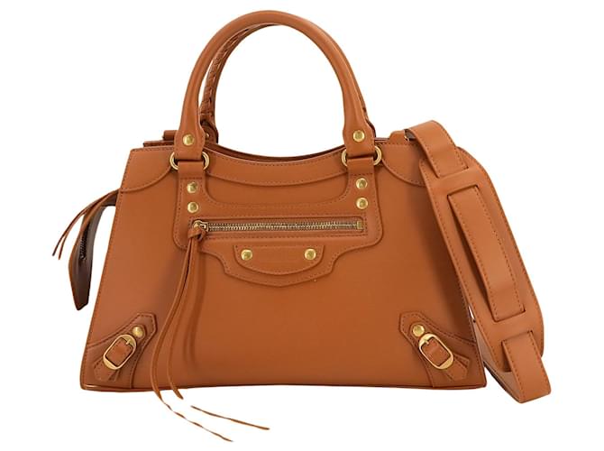 Balenciaga Neo classic Brown Leather  ref.1358541