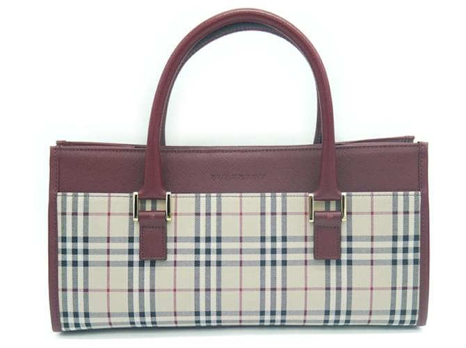 Burberry Nova Check Toile Beige  ref.1358776