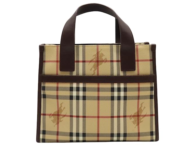 Burberry Nova Check Toile Beige  ref.1358896