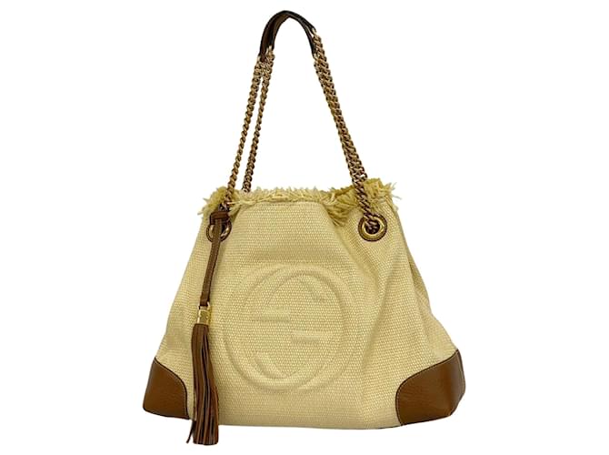 Gucci soho Beige Lienzo  ref.1359041