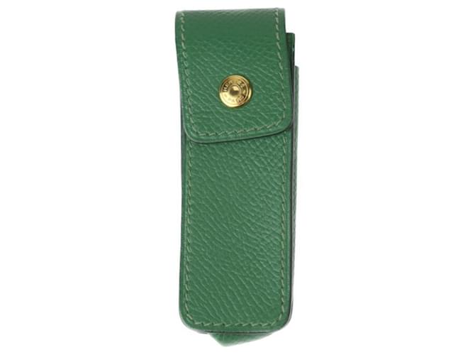 Hermès Green Leather  ref.1359078