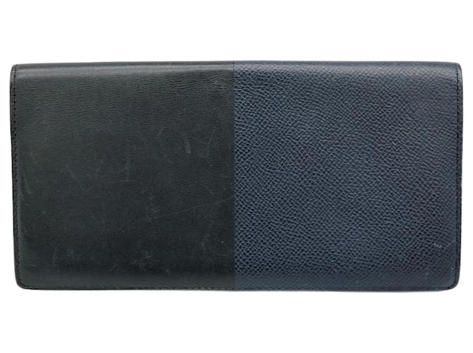 Hermès Navy blue Leather  ref.1359080