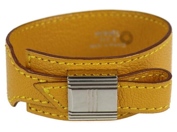 Hermès Artémis Amarelo Couro  ref.1359102