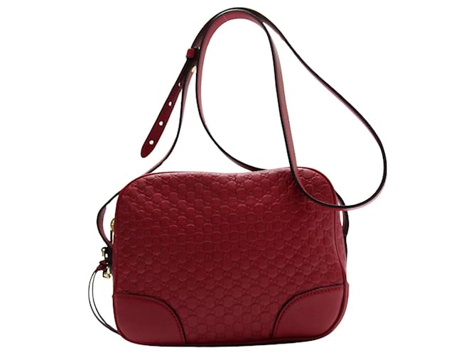 Gucci Micro Guccissima Red Leather  ref.1359143