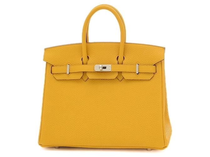Hermès Birkin 25 Yellow Leather  ref.1359479