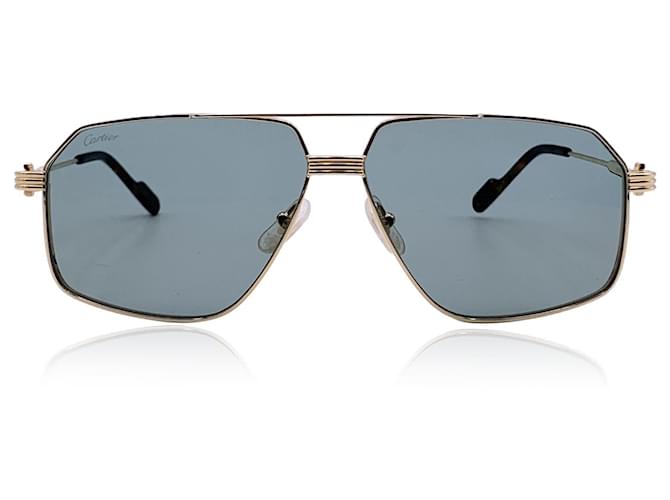 Cartier sunglasses Golden Metal  ref.1359566