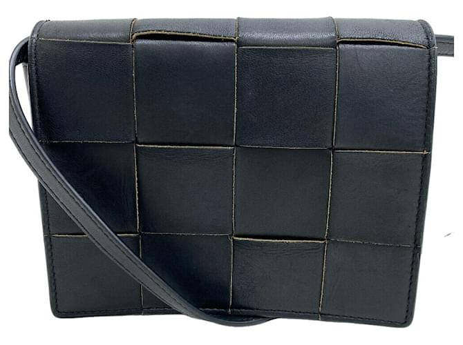 Bottega Veneta Cassette Black Leather  ref.1359591