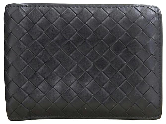 Bottega Veneta Intrecciato Cuir Noir  ref.1359600