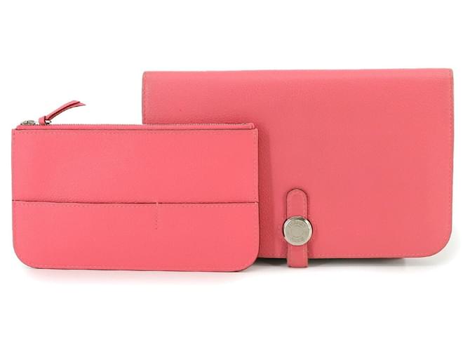 Hermès Dogon GM Pink Leather  ref.1359730