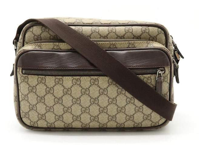 Gucci GG Supreme Marrone Tela  ref.1359783