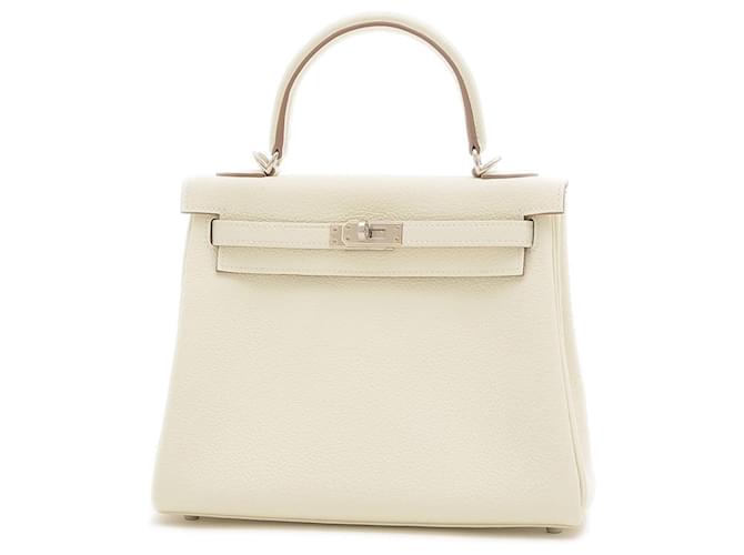 Hermès hermes kelly Cuir Blanc  ref.1359895