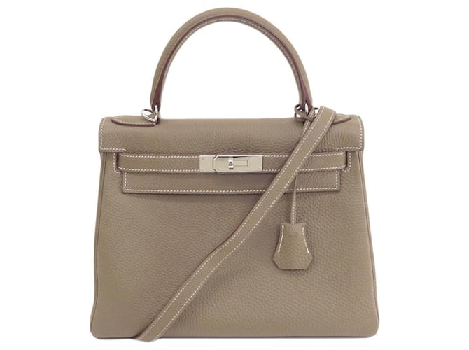 Hermès Kelly 28 Beige Leather  ref.1359908