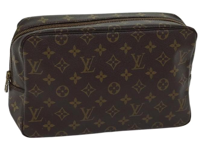 Toilette Trousse Louis Vuitton 28 Marron  ref.1360060