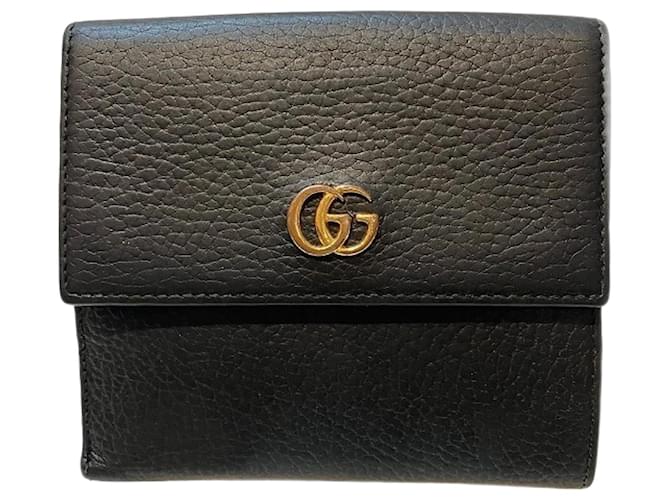 Gucci GG Marmont Cuir Noir  ref.1360086