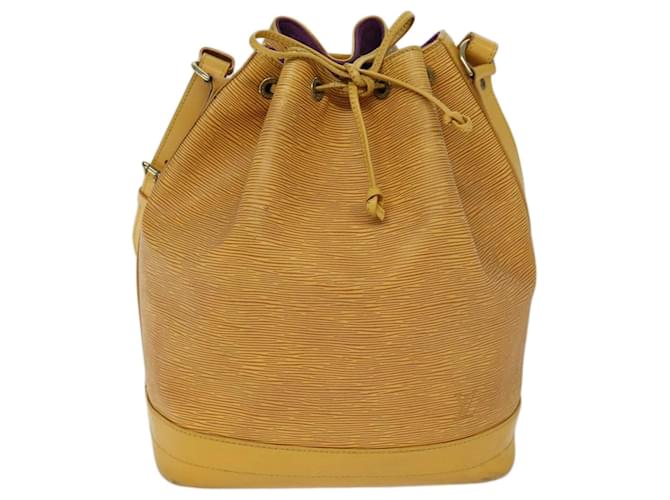 Noe Louis Vuitton Noé Cuir Jaune  ref.1360089