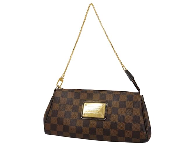 LOUIS VUITTON EVA Marrone Tela  ref.1360095