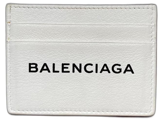 Balenciaga Carteras accesorios pequeños Blanco Cuero  ref.1360176