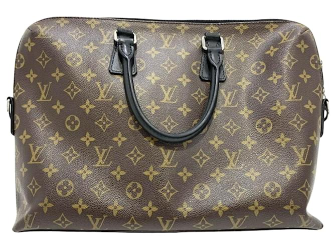 Louis Vuitton Porte Document Business Beige Leather  ref.1360231