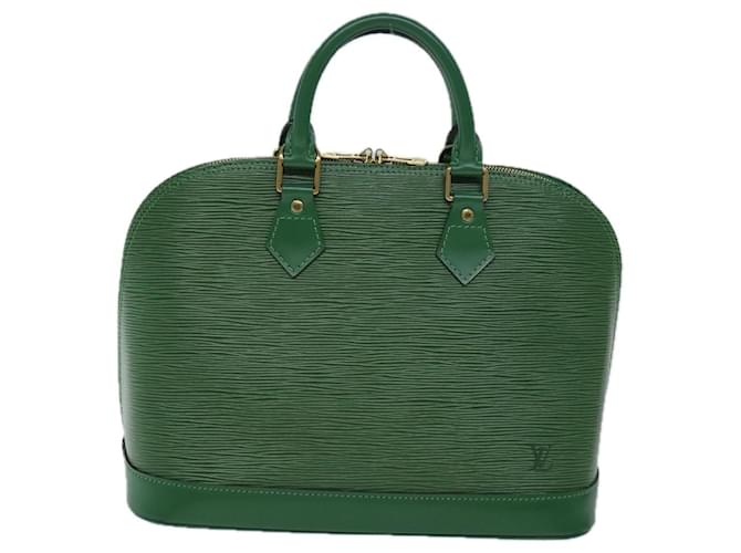 Louis Vuitton Alma Verde Pelle  ref.1360279