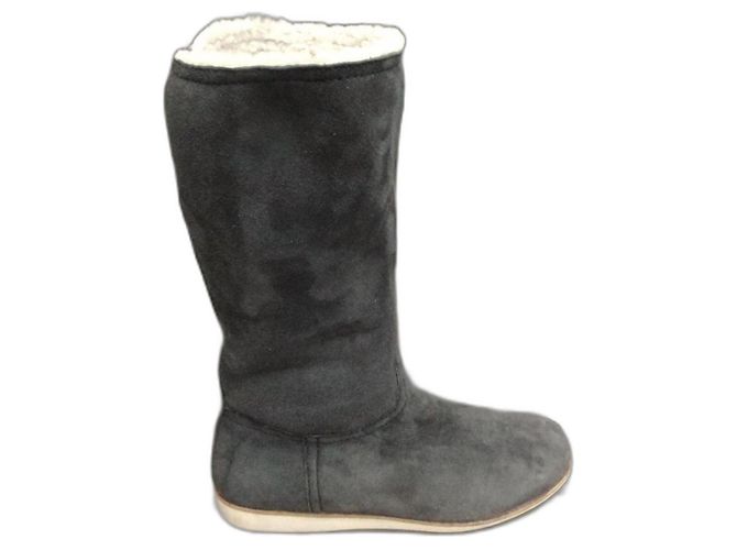 gefütterte Stiefel von Prada Größe 37 Grau