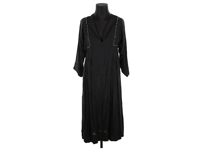 Isabel Marant Etoile Robe en coton Noir  ref.1360382